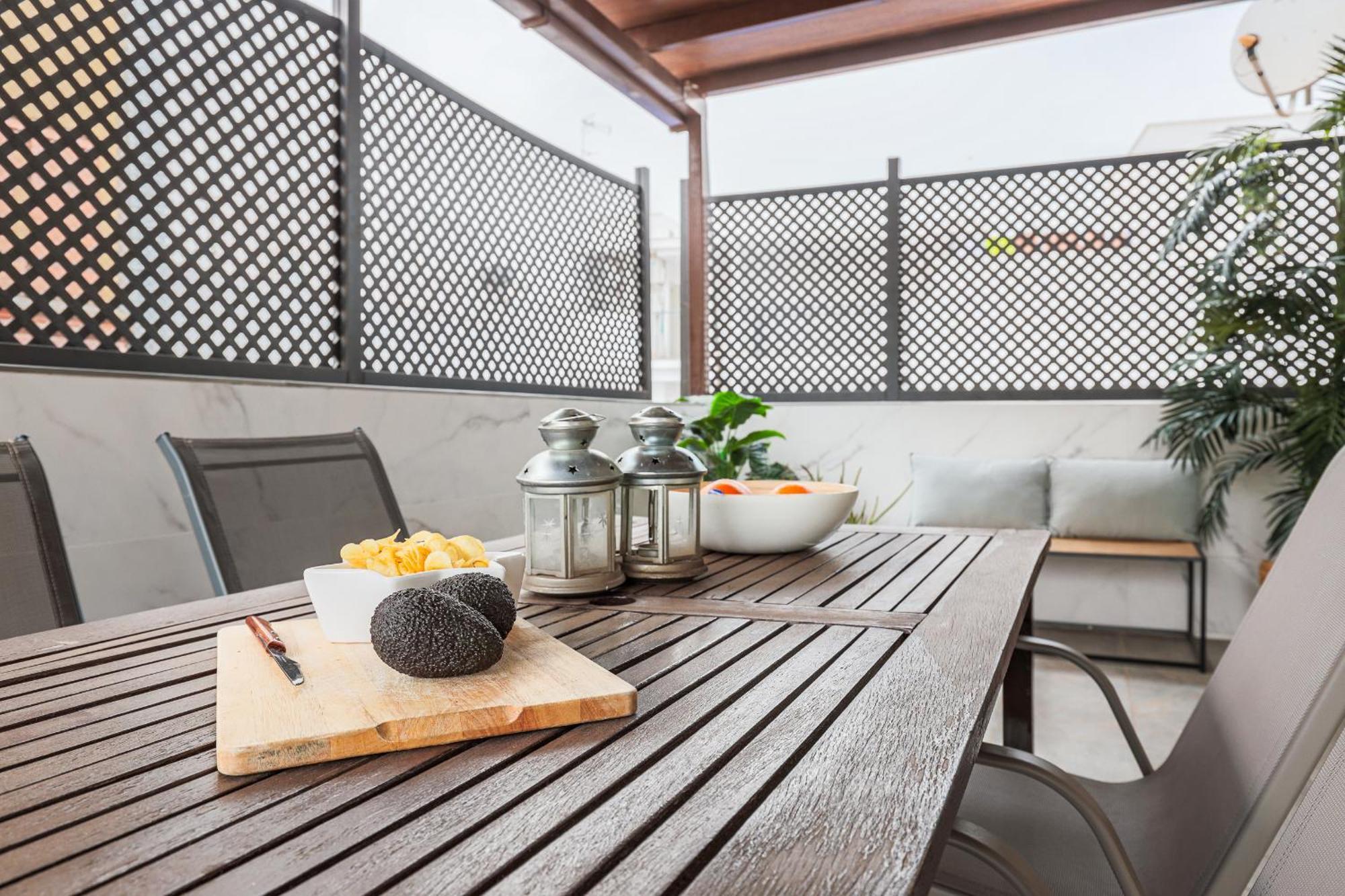 Fantastico Atico 2 Hab Y Gran Terraza Privada Apartment Sevilla Bagian luar foto
