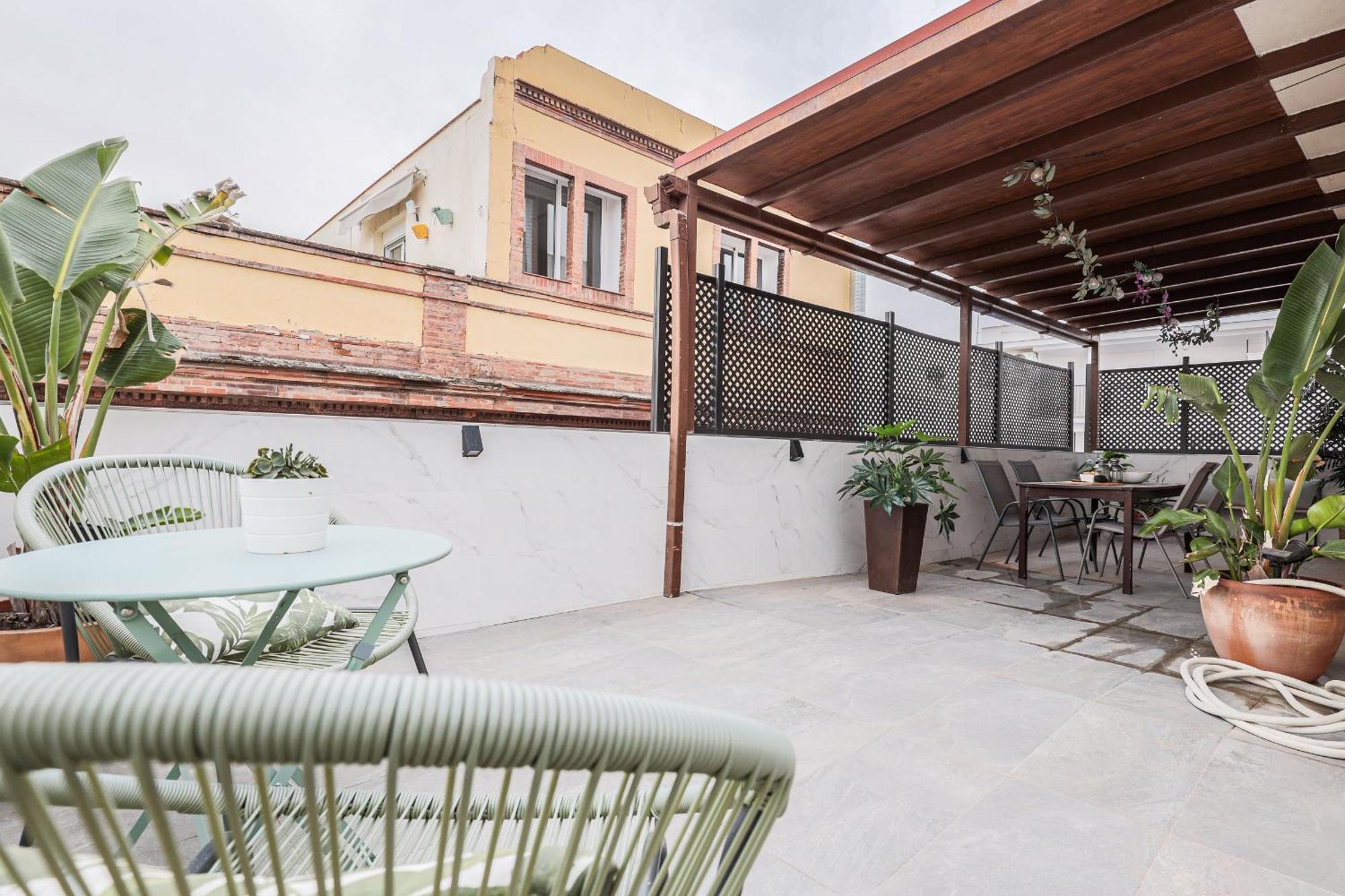 Fantastico Atico 2 Hab Y Gran Terraza Privada Apartment Sevilla Bagian luar foto