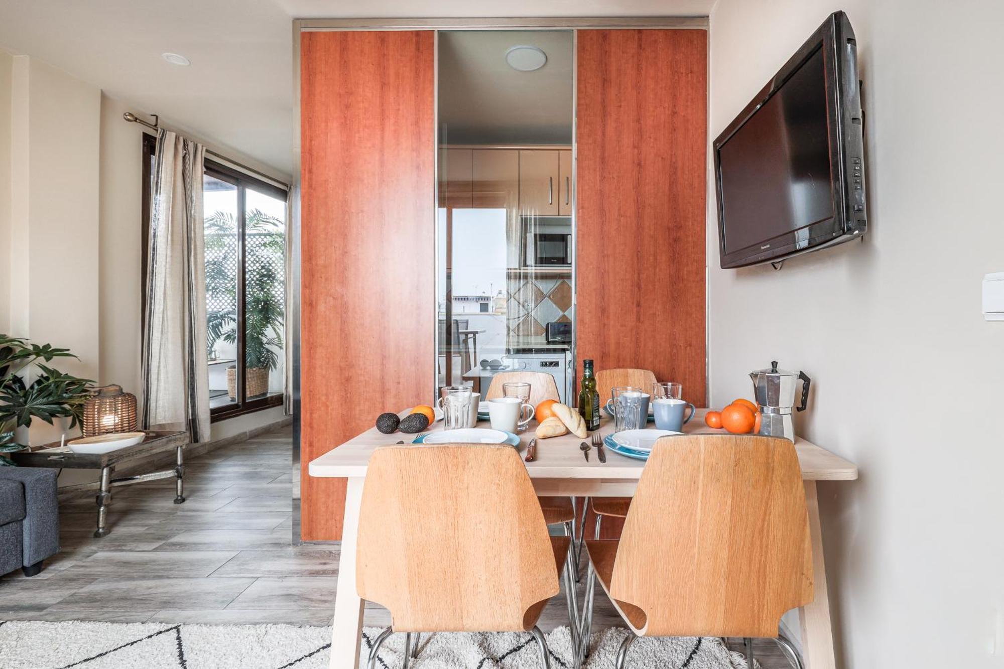 Fantastico Atico 2 Hab Y Gran Terraza Privada Apartment Sevilla Bagian luar foto