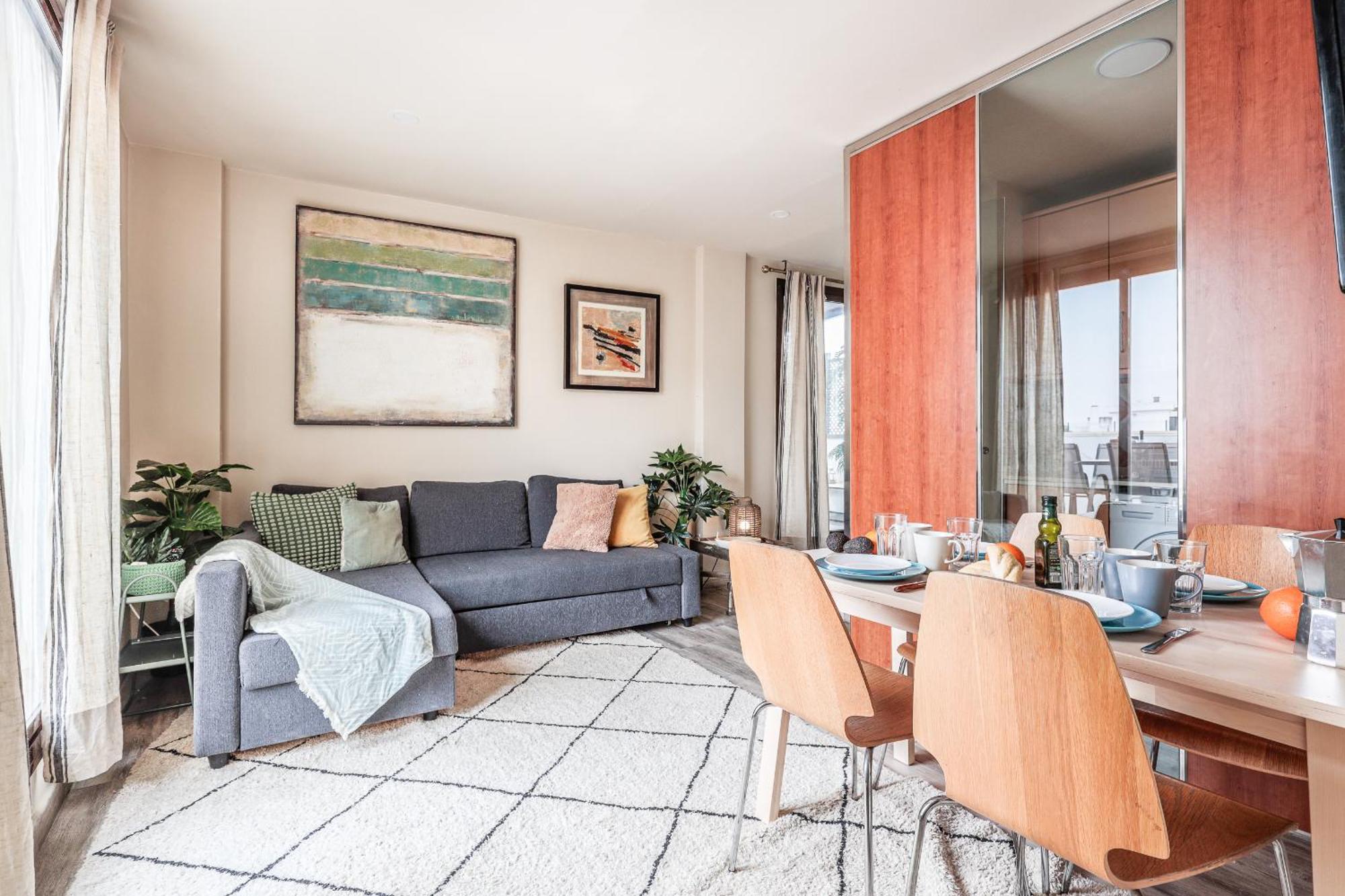 Fantastico Atico 2 Hab Y Gran Terraza Privada Apartment Sevilla Bagian luar foto